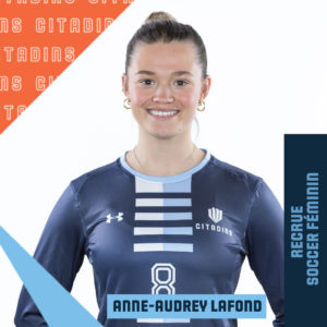 Anne-Audrey Lafond, recrue de l'équipe de soccer féminin - 2023-2024