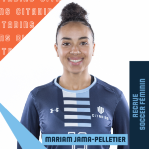 Mariam Jama-Pelletier, recrue de l'équipe de soccer féminin - 2023-2024