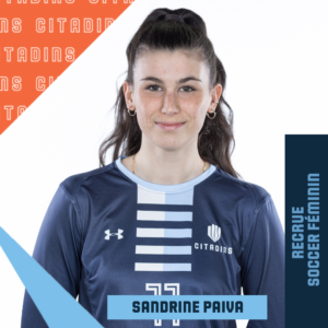 Sandrine Paiva, recrue de l'équipe de soccer féminin - 2023-2024