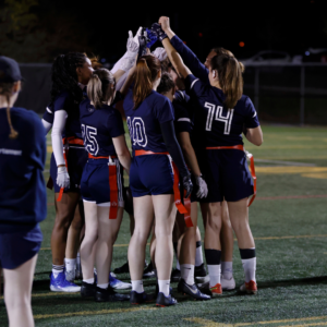 Équipe de flag football féminin au Championnat national à Montréal