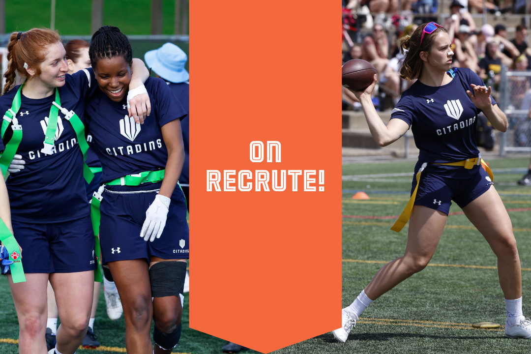 Recrutement pour trouver une entraîneuse-chef ou un entraîneur-chef en flag football