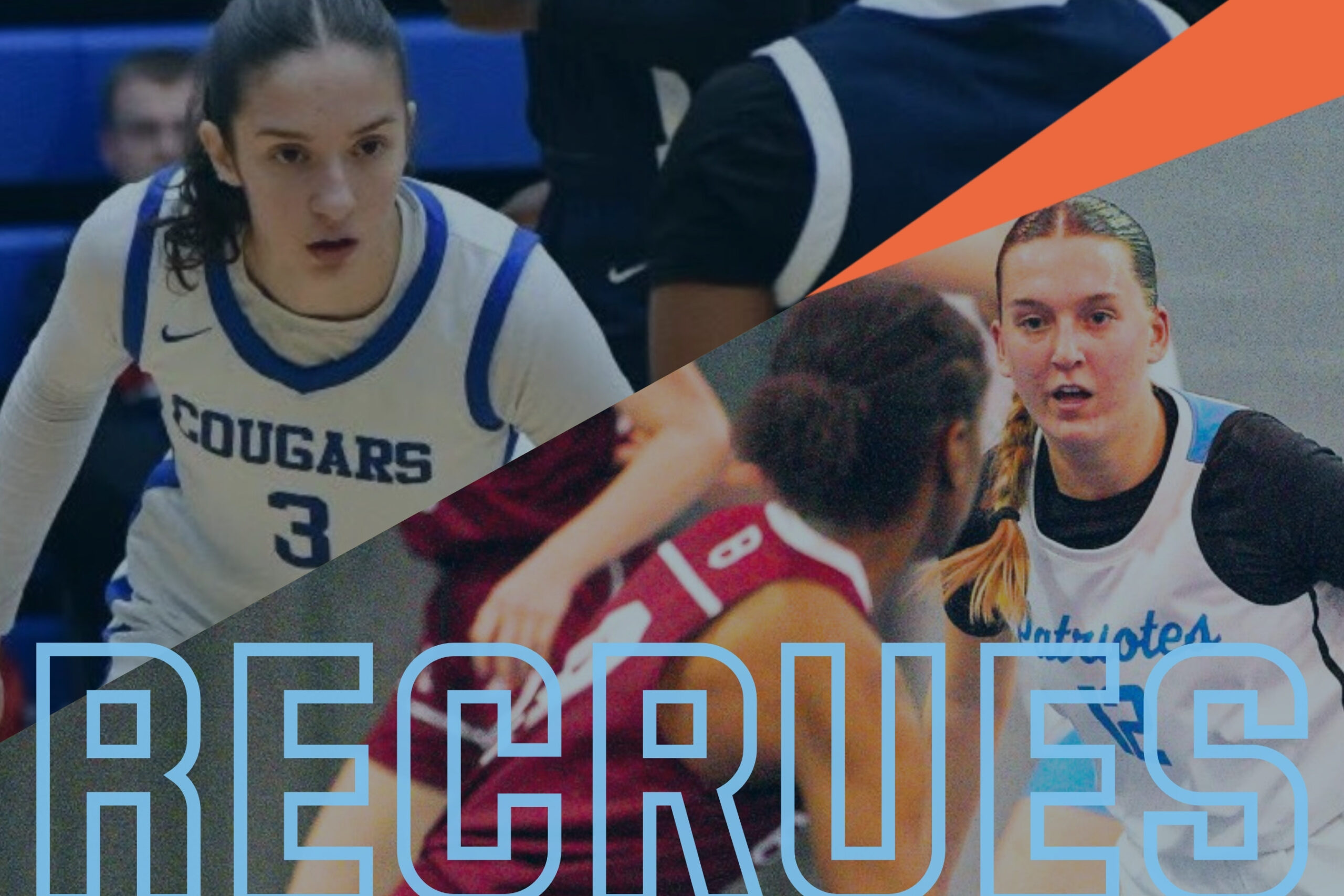 Portrait de Justine Villeneuve-Grant et d’Alice Marie Edith Bazin lors d’un match avec leur ancienne équipe.